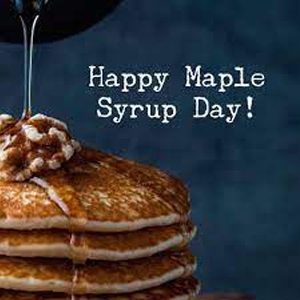 National Maple Syrup Day is on Dec. 17th