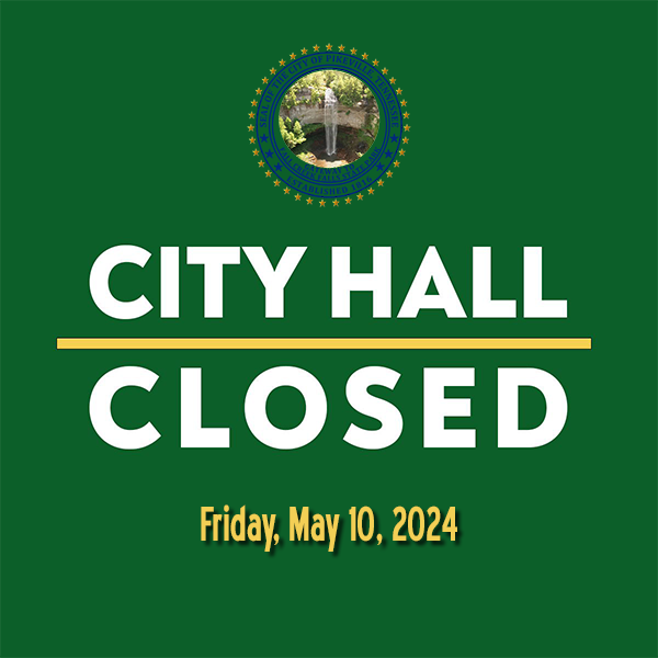 City Hall Closed Friday 05/10/24