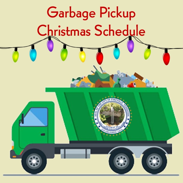 Garbage Pickup Christmas Schedule