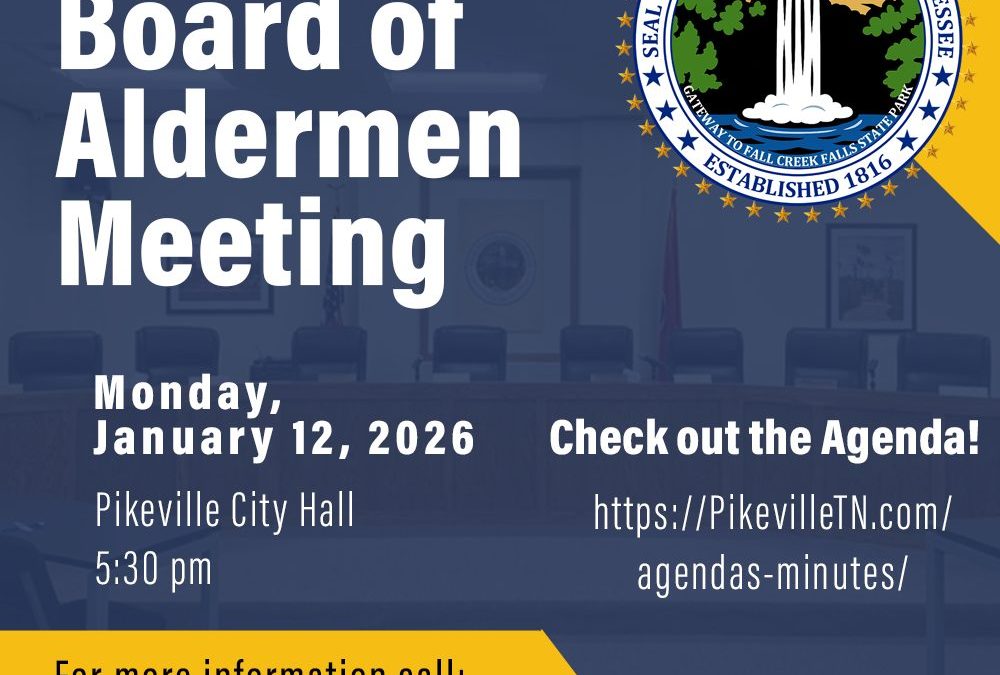 Board of Mayor and Aldermen Meeting ~ 01/12/2026